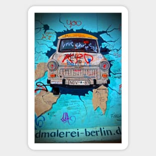 Artwork Street Art Berlin Wall Germany Sticker